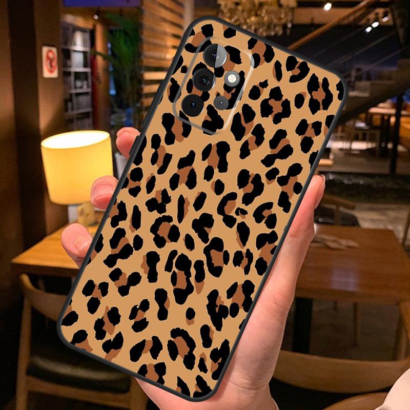 Tan Leopard Hülle Für Samsung Galaxy A54 A34 A14 A52 A32 A12 A13 A33 A53 A15 A16 A36 A56 A26 A06 A35 A55