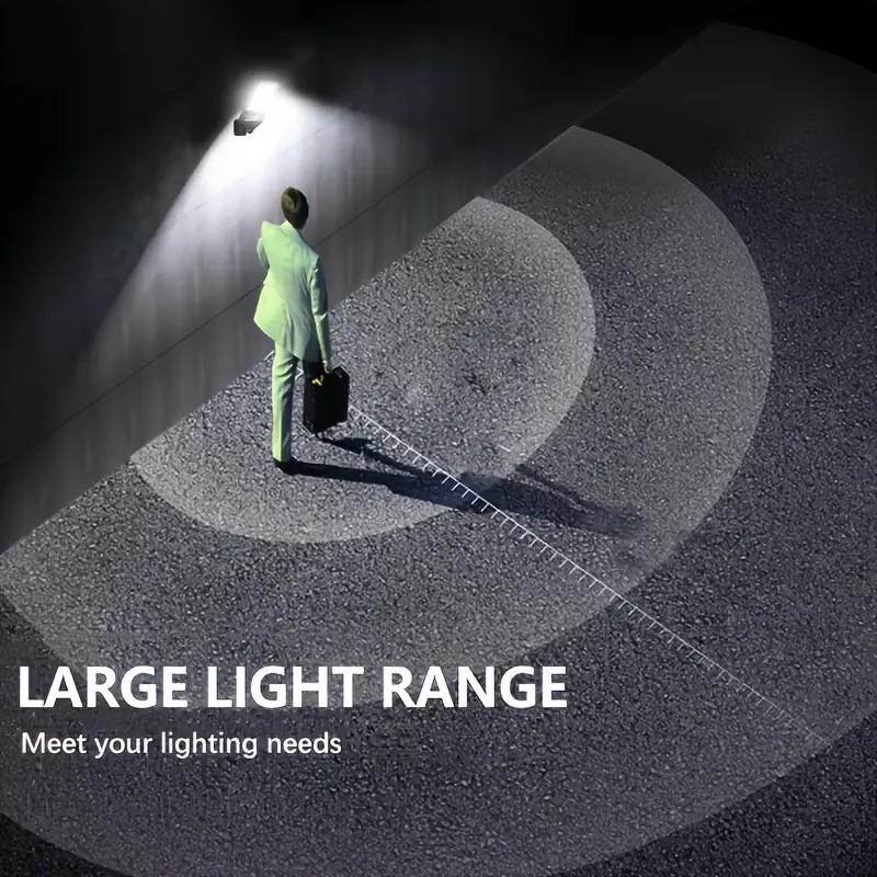 350000LM Outdoor Solar Lights Motion Sensor Solar 3 Modes Waterproof Security Wall Lighting for Patio Garden Door Street Light