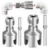 Pipe Thread Cutting Tools PVC Pipe Threader Kit Integrated Dual-Function Internal External