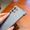 Suitable for Samsung S25 Ultra Magnetic Suction Mobile Phone Case S24 Liquid Skin Feeling Four Corners Anti Fall S23 Silicone Soft Shell All