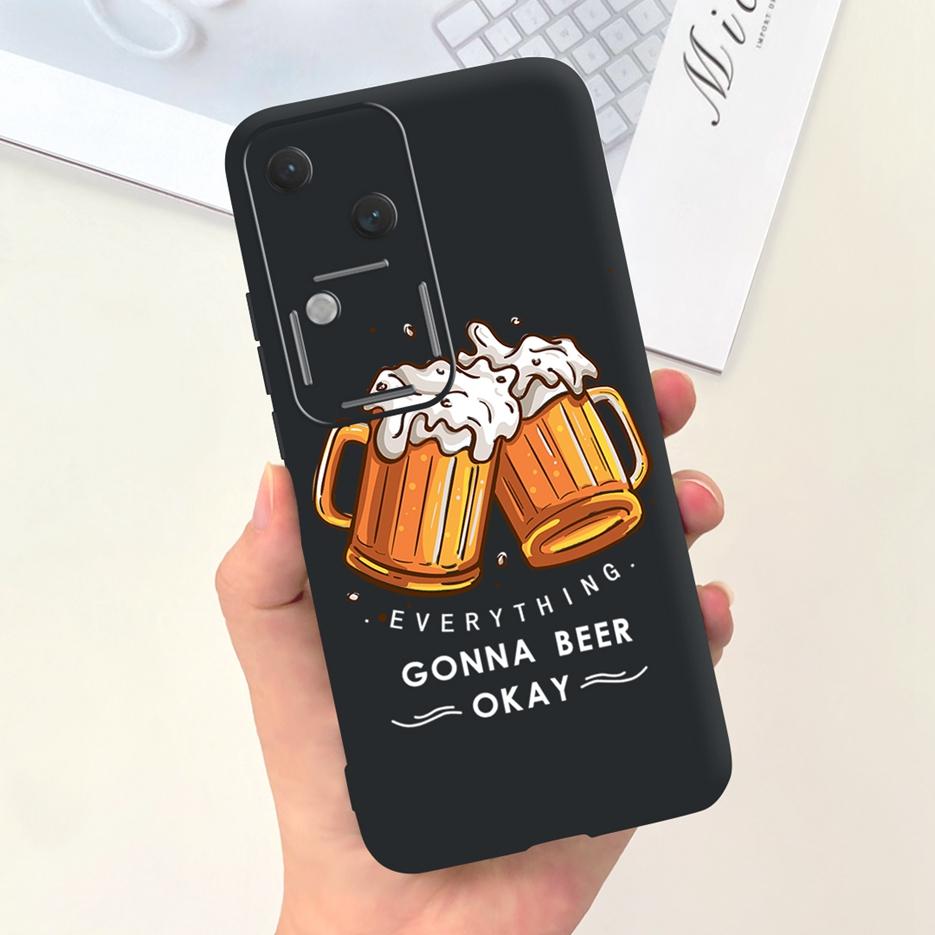 For Vivo V30 Pro Case V2319 Cute Fashion Cartoon Back Cover 6.78'' Soft Silicone Phone Case For Vivo V30 V 30 Pro VivoV30 Bumper