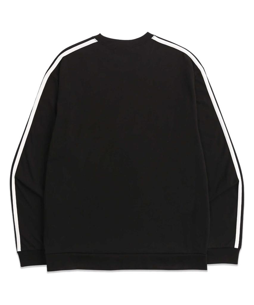 VANNWORKS Street Sleeve Tape Sweatshirt (Vls0097) Black