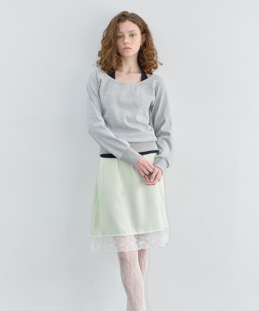 Leteoli Layered Lace Skirt_4Color