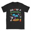 Humorvolles Grow A Garden Spiel T-Shirt für Herren Rundhals Baumwoll-T-Shirts Kurzarm-Tees Übergröße Kleidung