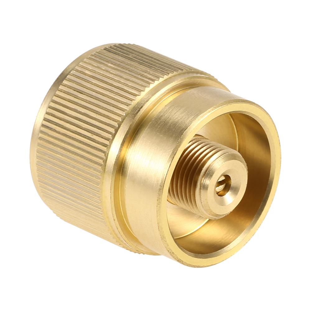 Propane Fuel Tank Adapter Lindal Valve Output Camping Stove Tank Convert Gas Tank Adapter 1 LB Cylinder Input