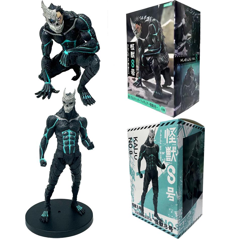 In Stock 1-4Pcs Amine Kaiju No. 8 Figure Kafka Hibino Mina Ashiro Skeleton Creative Pvc Model Toys Kids Action Statue Doll Gifts