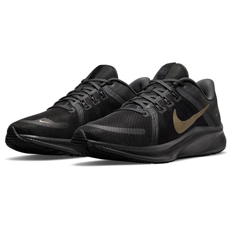 Nike Quest 4 Black Metallic Gold Sneakers DA1105-010