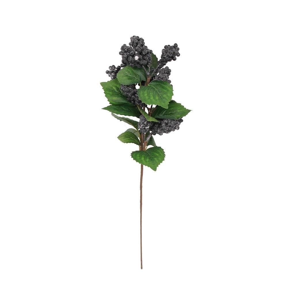 3 Stück 56cm Künstliche Beerenzweige Gefälschte Beeren Stiele Hängender Spray Bereift Herbstliche Blumenzweige für Kranz Thanksgiving Dekoration