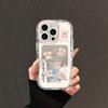 Ins Ours Dessin Animé Convient pour Coque de Téléphone Portable Apple 16promax Iphone15plus Crème Plume 14/13