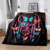 1 Stück Traumfänger Druck Leichte Flanelldecke, Bequeme und Warme Decke, für Camping Sofa Bett und Couch Büro, Geschenk