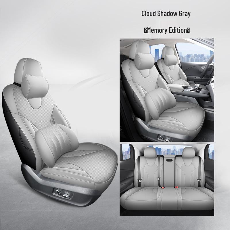 Neues Modell Vollleder Autositzkissen für Hongqi EQM5 - Universelle Passform, Ganzjahresnutzung, Fünfsitzer