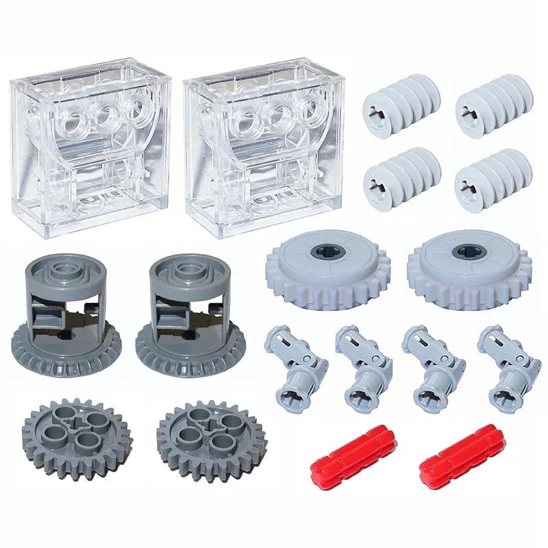 Gear Cross Axles Collection Building Blocks MY OWN CREATION Blocks Tech Add-Ons Bulk Multiple Sizes Fitting All Brands Learning Playthings