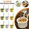 Faucet Hanging Filter Basket Kitchen Sink Strainer Food Waste Catcher Kitchen Draining Basket Fruit Vegetable Drainer Rack