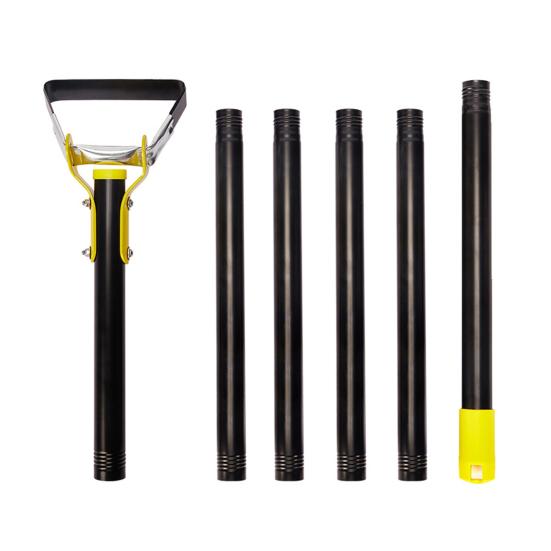 Double-Ended Garden Hoe & Weeder Heavy Duty Scuffle Hoe for Soil Loosening & Weed Removal 30-72 Inch Height Adjustable Long