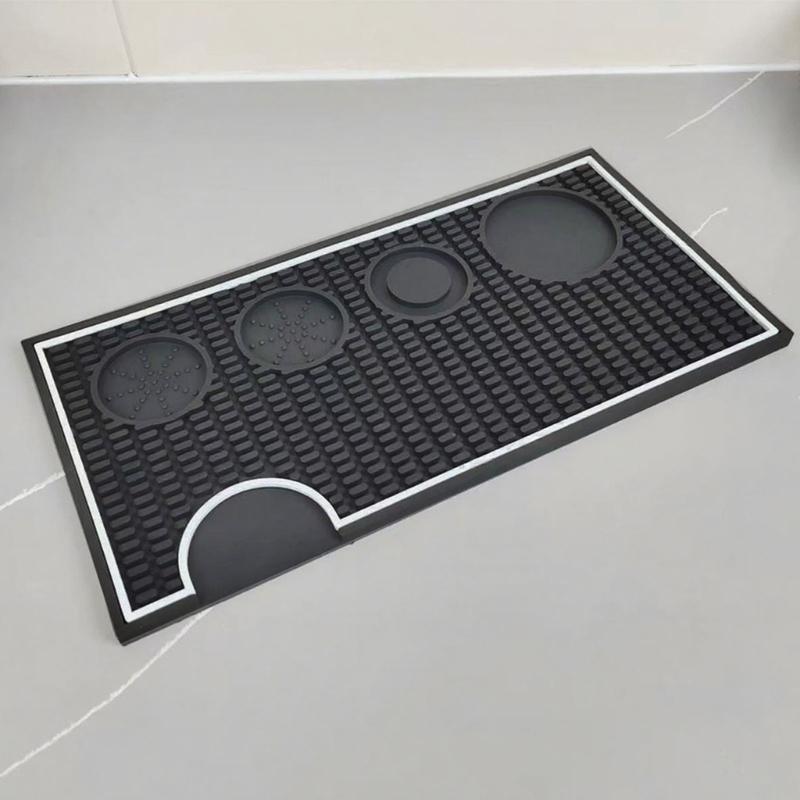 Thickened Espresso Tool Mat Waterproof Surfaces Espresso Tamping Mat Perfect For Coffee Preparation 40x20x1cm
