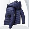Light Down Jacket Men's Hooded Short Middle-aged and Young Men's Autumn Down Jacket