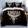 "Black Nirvana Angel Bedding" Bedding Duvet Cover Set Duvet Cover Pillowcases (1 * Duvet Cover 2 * Pillowcases, Without Duvet Insert)