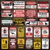 Warnschild aus Metall „Achtung, hier gibt es keine Hundetoilette“, Vintage-Blechschild, Gefahrenhinweis, Metallschild, Wanddekoration für den Außenbereich