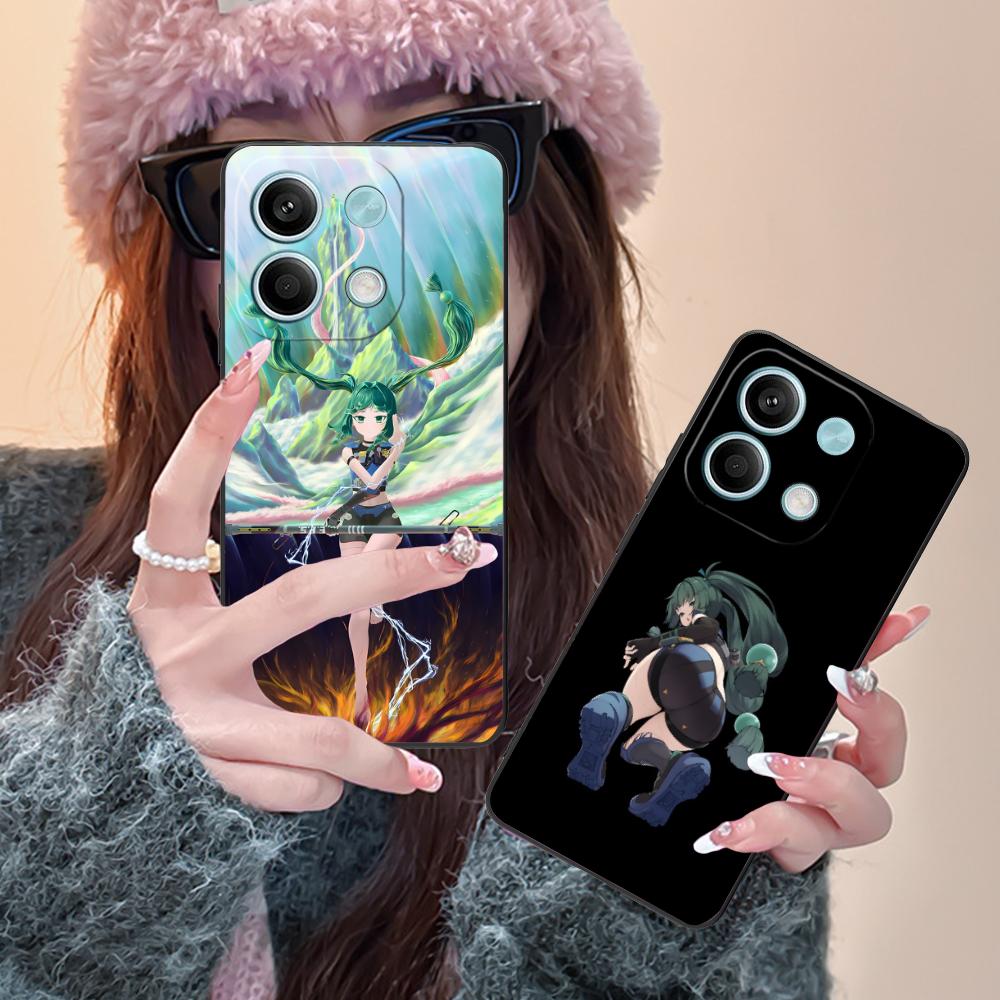Zenless Zone Zero QingYi Phone Case for POCO M7 M6 M5 M4 M3 X7 X6 X5 X4 X3 Pro GT 5G Colorful Printing Cover Pretty Luxury