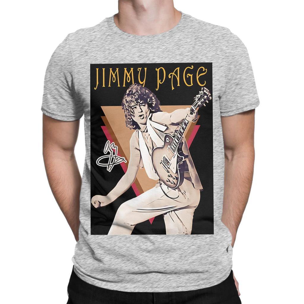 Jimmy Page Funny 100 Cotton TShirt Jimmy Page Tees Tops For Unisex