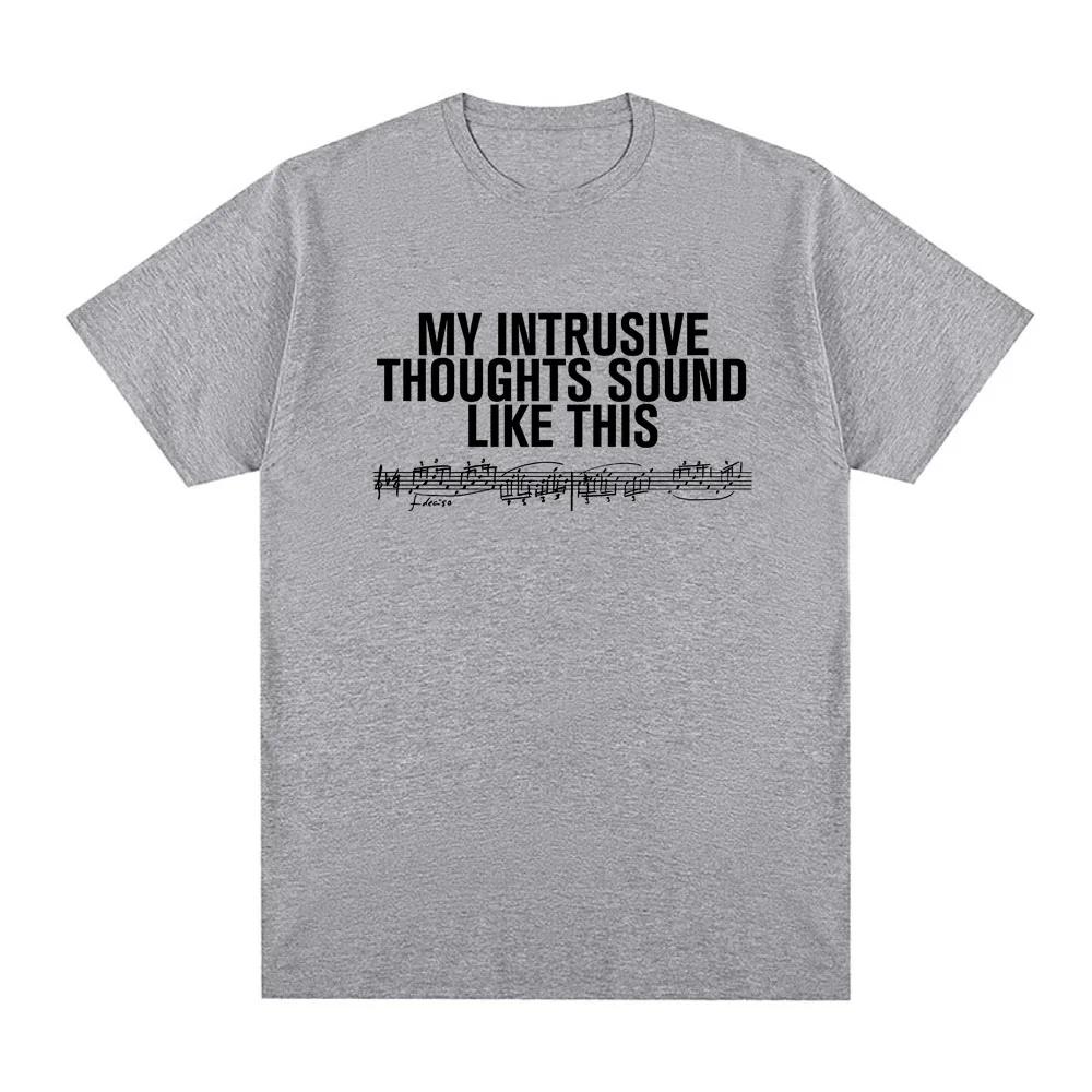 INTRUSIVE THOUGHTS BABY TEE 2026 New Style ROSALIA Same As Official Website High Quality Tee-shirt Cotton Soft Round Neck