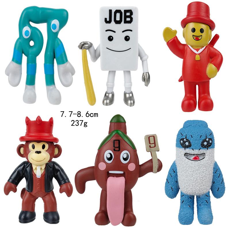 Steal A Brainrot Figures Toys Kids Christmats Gifts Cartoon Pvc Action Model Brainrot Figure Sahur Job 67 Figures Birthday Gift