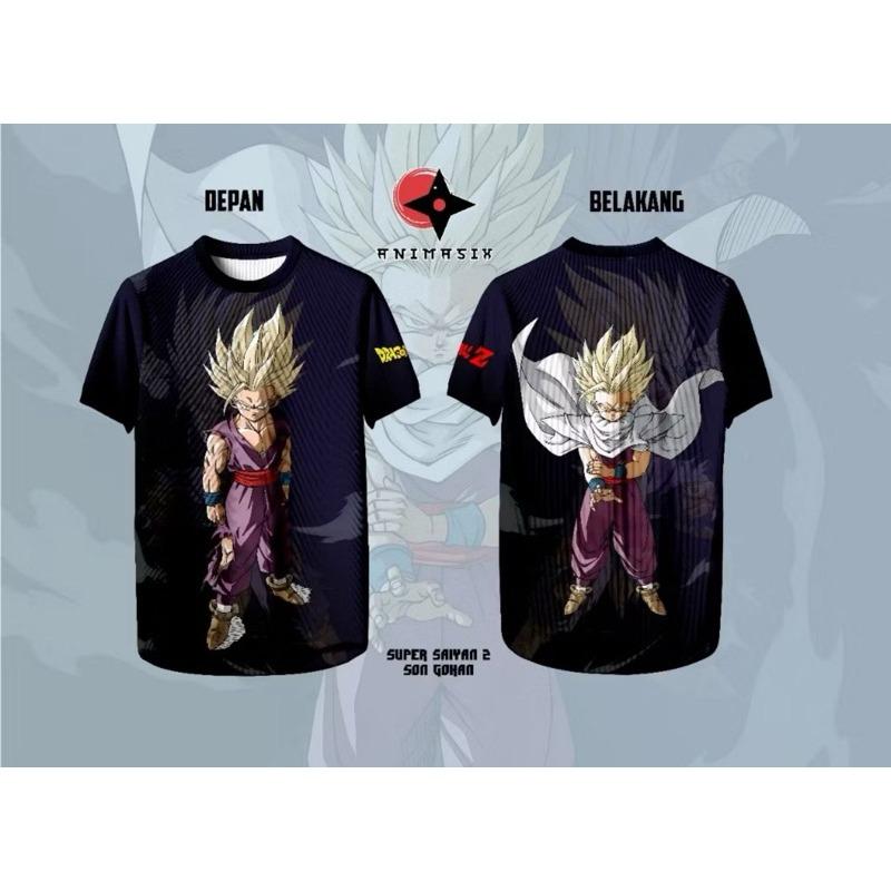 2026 Summer Dragon Ball Retro Fitness T-shirt Men's Oversized 3D Printed Short-sleeved Family