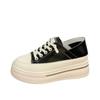Women's White Shoes Spring New Versatile Height Increasing Insole 6cm Thick-Soled Muffin Two-Way Sneakers Sneaker