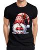 Christmas Gnome with Cupcake Santa Hat Elf Christmas Dwarf Men's T-Sh