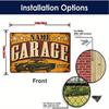 Personalized Custom Metal Sign Retro Garage Man Cave Office Wall Decor