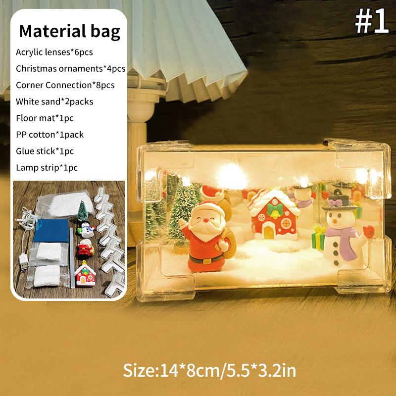 Glowing Christmas Tree Tabletop Ornaments Led Christmas Tree Windows Display Decor Festival Atmosphere Led Night Lights Gift