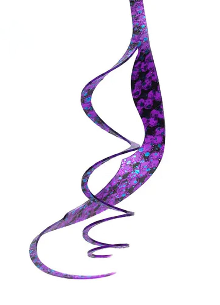 Start Silicone Tie Majikuru Curly #3 Orange Zebra MKC-03