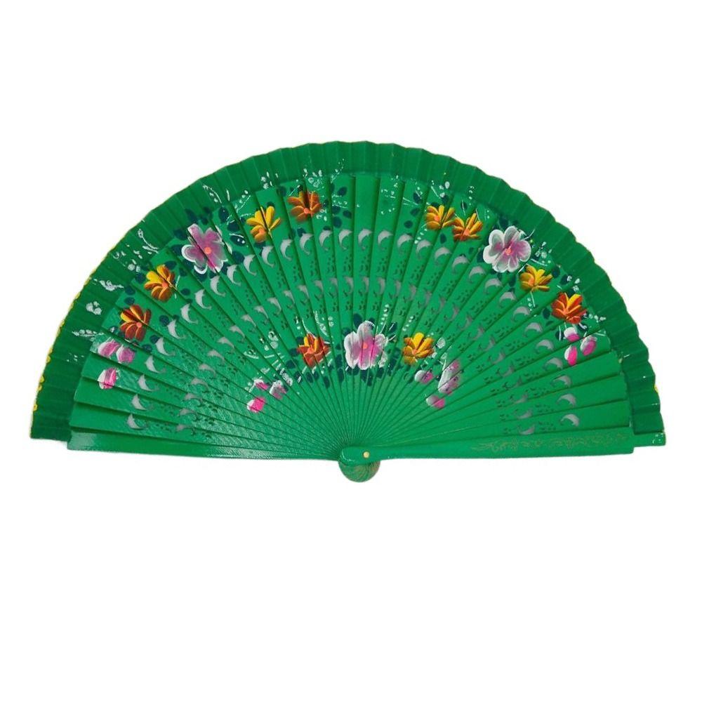 Manual Double Sided Painted Home Decoration Wedding Favors Classical Folding Fan Decoration Crafts Party Supplies Dance Fan