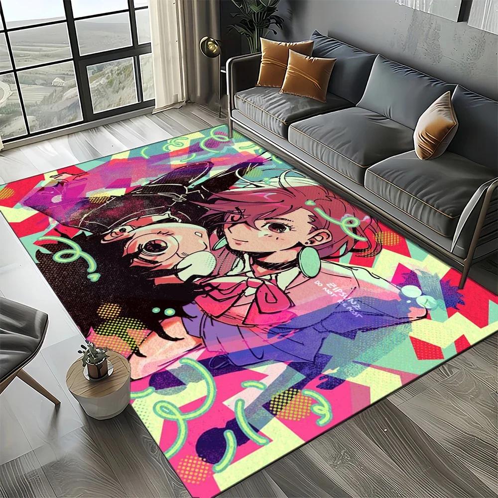 DAN DA DAN Anime Cartoon 3D Carpet Rug for Living Room Bedroom Home Sofa Decoration,Kids Play Non-slip Floor Mat Gift