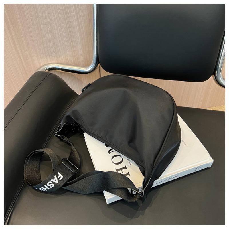 Damen Slouchy Halbmondtasche Nische Minimalistisch Umhängetasche Knödeltasche Sportlich Lässig Großes Fassungsvermögen Einzelne Schultertasche