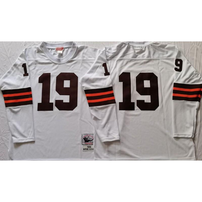 Cleveland Browns NFL Retro Jersey 32 Hall Of Fame Throwback Football Uniform Men