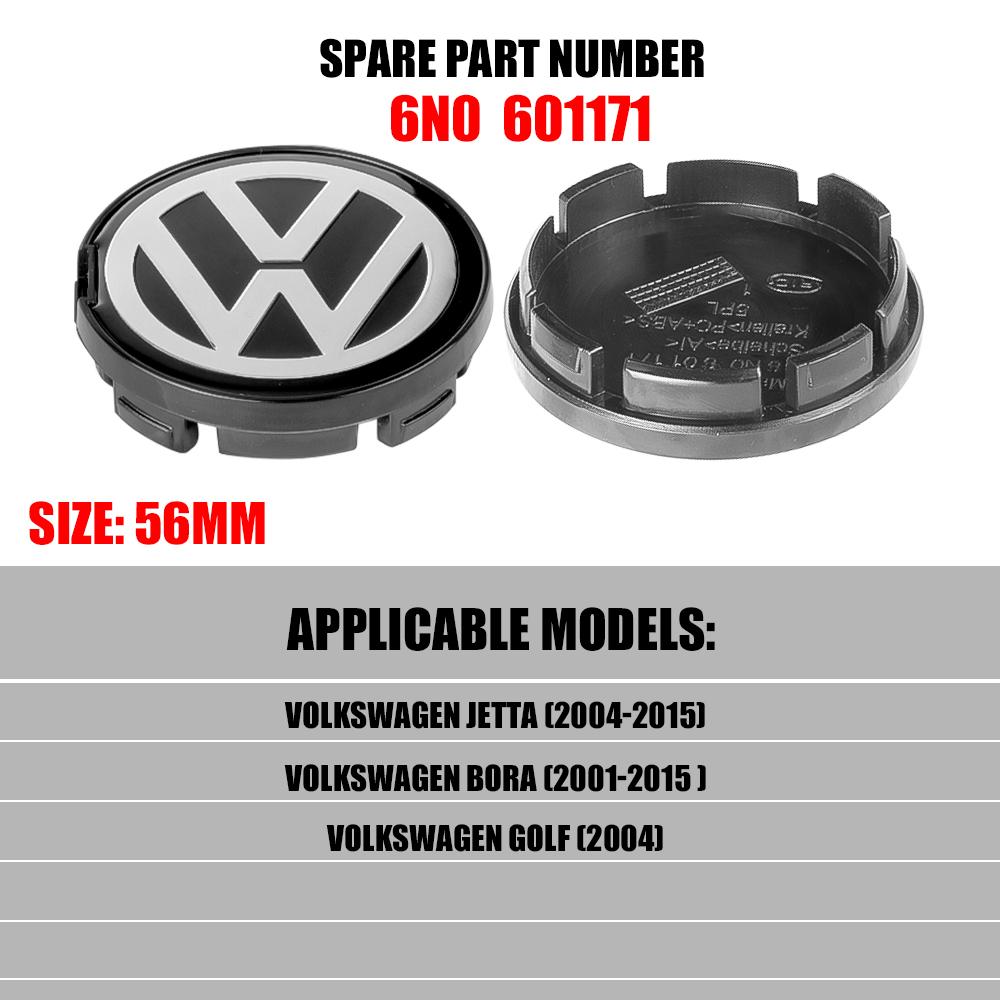VW 4Pcs 56/65/66mm Car Wheel Center Cap Hub Covers Accessories For Volkswagen VW Tiguan Jetta Mk6 Scirocco Polo Touran Golf GTI R EQ1