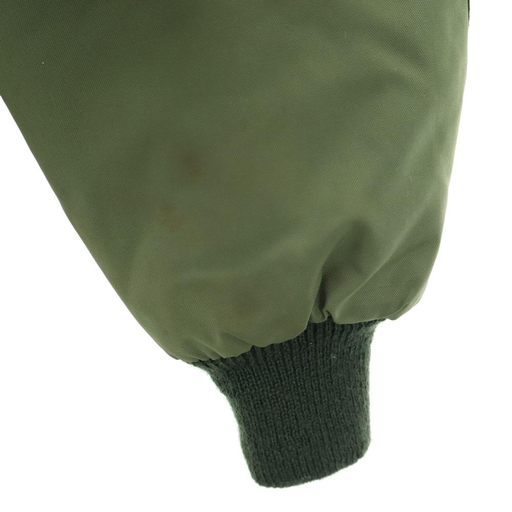 VAN 90. léta 80. léta Stará letecká bunda M khaki Pánská Použitá