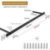 Heavy Support Double T Type Hidden Shelf Bracket Floating Invisible Invisible Support Brackets Iron Hidden Floating Wall Shelf