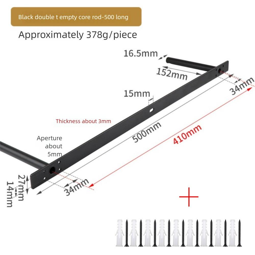 Heavy Support Double T Type Hidden Shelf Bracket Floating Invisible Invisible Support Brackets Iron Hidden Floating Wall Shelf