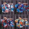 0-4Y Boys 2 Piece Outfits Hawaiian Shorts Sets Button Down Short Sleeve Shirt and Shorts