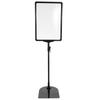 Adjustable Poster Holder Stand Sign Display Rack Advertising Sign Holder Floor Stand Heavy Duty Plastic Sign Stand For