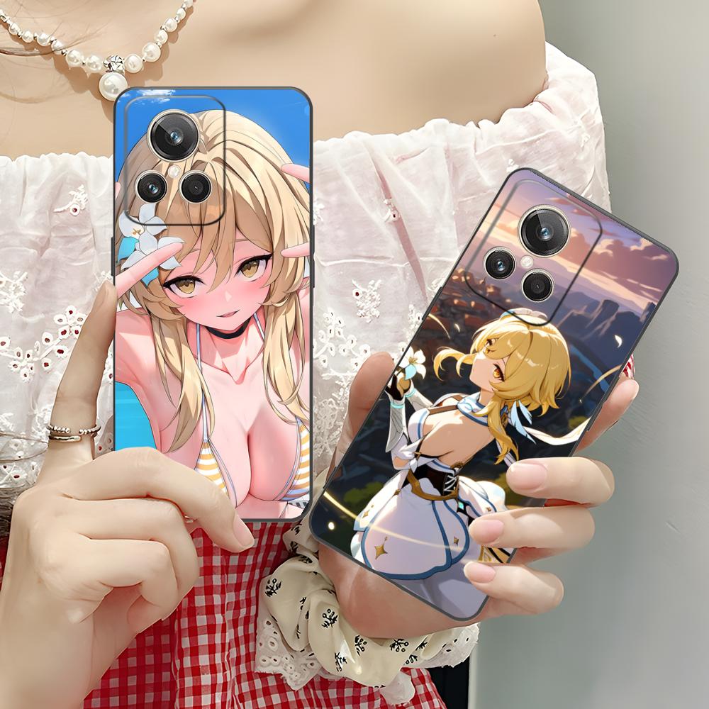 Game GI Lumine Matte TPU Mobile Phone Case for Realme 15 14 13 12 11 10 9 Pro Plus T I Lite 5G Colorful Printing Cover