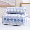 Coral Fleece Edge Wrapped Thick Bath Towel for Women, Super Soft, Super Absorbent, Fast Drying