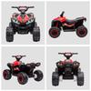 12V Ride-On Quad Bike W/ Music, Horn, for Ages 3-5 Years - Red