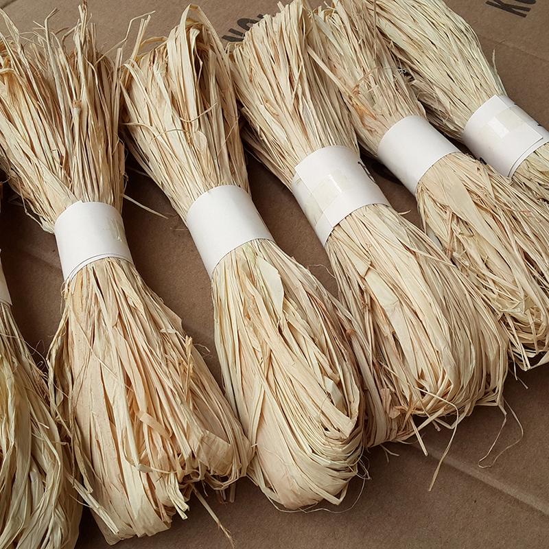 1 Pç/conjunto Ráfia Natural Junco Amarrando Fita Artesanal Barbante de Papel 30g