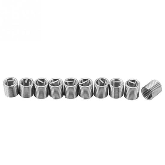60Pcs M3-M12 Stainless Steel Wire Screw Sleeve Insert Set Hardware Repairing