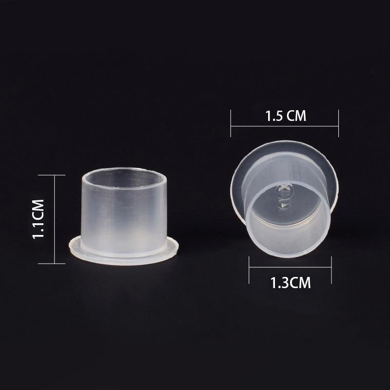 Disposable Microblading Pigment Cups - Plastic Mixing Containers for Tattoo and Makeup