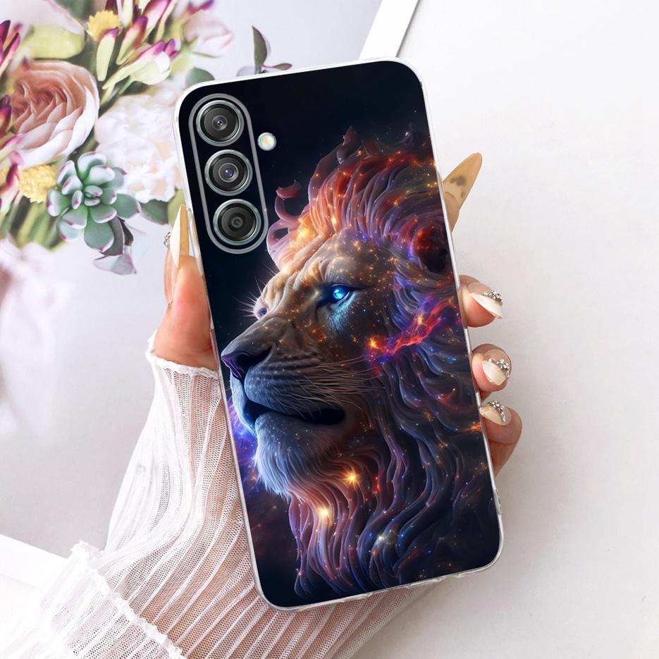 For Samsung Galaxy M55 Case SM-M556B New Flowers Butterfly Painted Cover Soft Silicone Case For Samsung M55 M 15 Galaxy M15 Bags