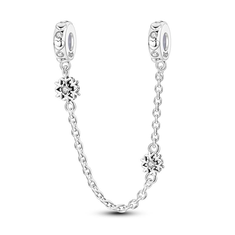 Winter Style Copper Metal Snowflake Snowman Skiing Pendant Bead Component Bead Components Compatible With Do It Yourself Bracelet High Quality Fine